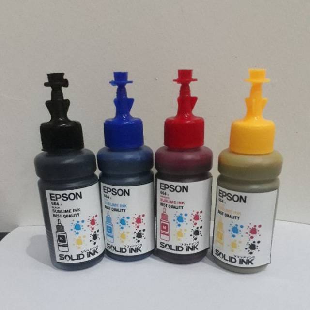 Tinta Sublime Korea CMYK 1 set