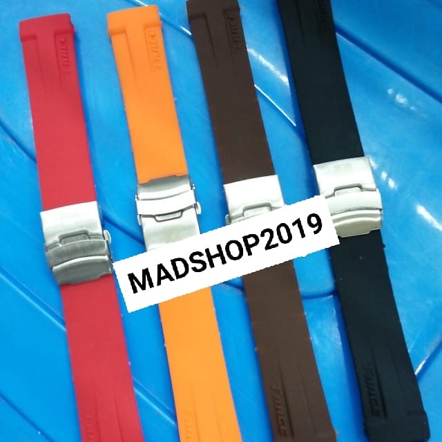 Jual Strap Tali Jam Tangan Rubber Premium Tiss T T Race Trace Mm