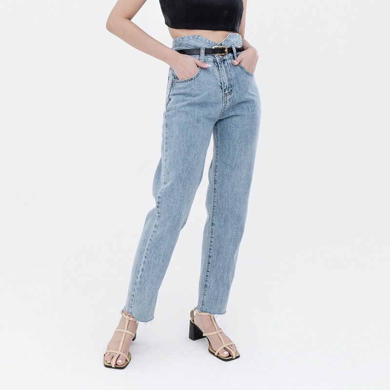 VIERLIN - Jeans 8065 - HIGH WAIST JEANS WANITA