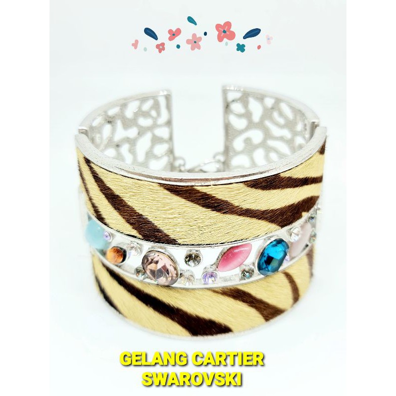SALE gelang swarovski korea,GELANG CARTIER SWAROVSKI,GELANG MODEL BARU