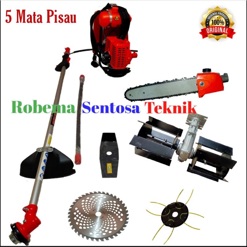 Mesin Potong Rumput BG-328 Chainsaw Mini 5 Fungsi