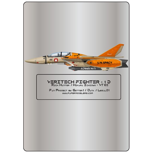 DIY Papercraft Macross-VF-1D