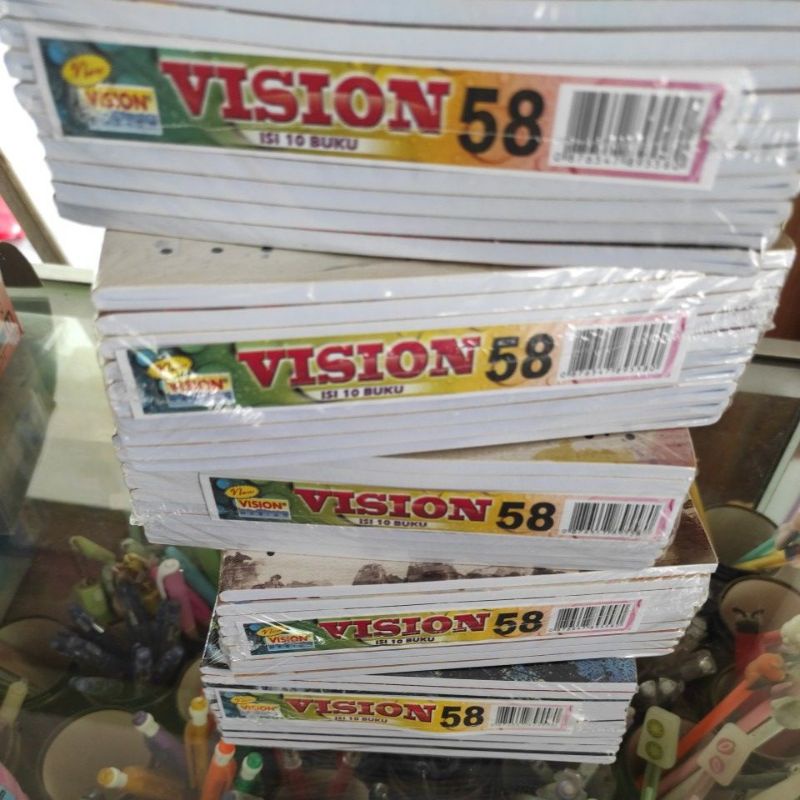 

Buku tulis VISION isi 58 lembar (eceran)