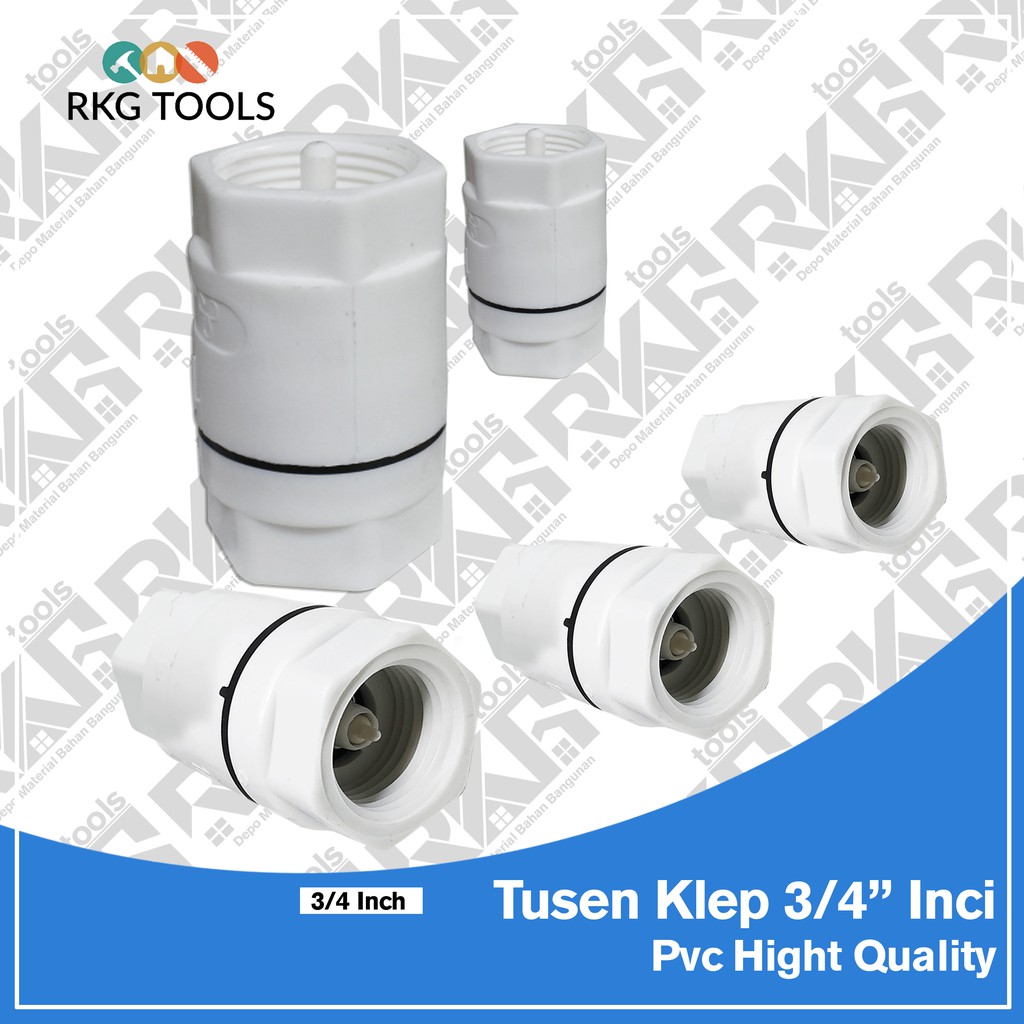 Tusen Klep 3/4&quot; Inci Inch Tosen Tossen Pvc