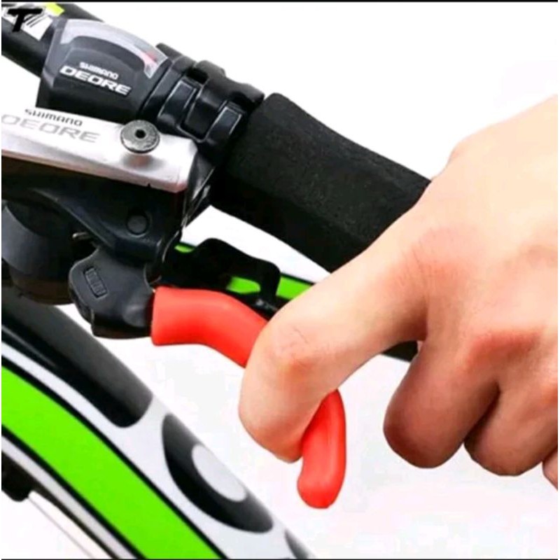 Cover pelindung handle rem silikon brake lever karet brake lever tuas rem sepeda mtb seli folding bike lipat