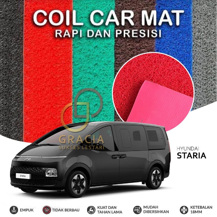 Karpet Mobil Premium HYUNDAI STARIA Mie Bihun 1 Warna