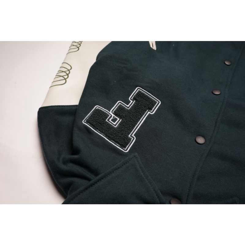 FAILOFFICIAL VARSITY JACKET - SAINS FACTION GREEN