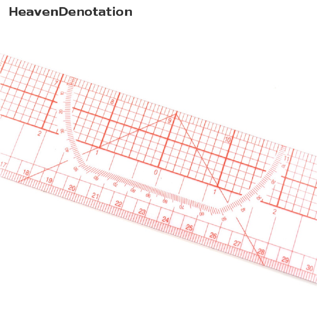 (Heavendenotation) Penggaris Grading Multifungsi Untuk Tukang Jahit