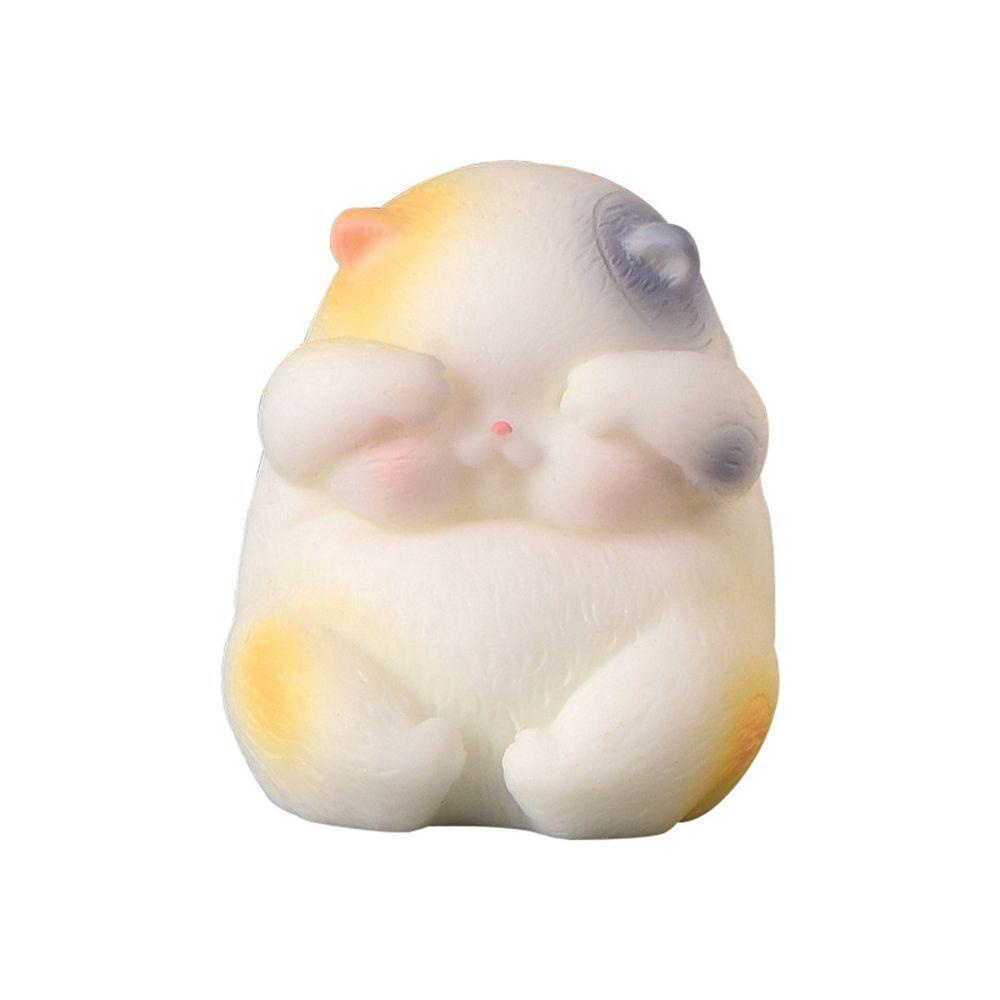 [Elegan] Patung Resin Kerajinan Anak Kucing Model Hewan Lumut Dekorasi Rumah Terrarium Decor Hiasan Desktop
