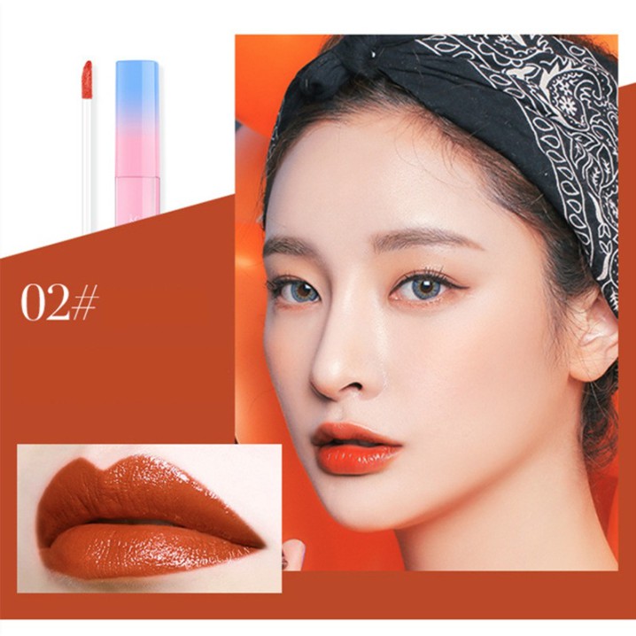 LAMEILA Lipstick Cair Kosmetik Lip Glaze Velvet Metal Bibir Makeup Kecantikan Lip Tint Lipstik Lip Gloss LA035