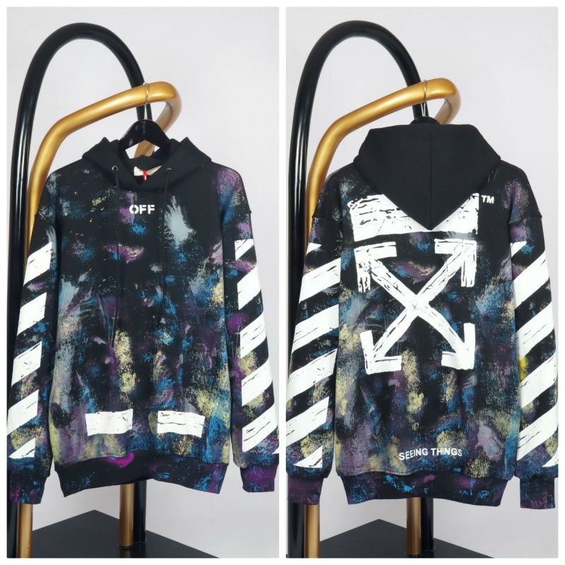 Hoodie Off White Galaxy - Sweater Off White Murah - Jaket Unisex Pria Wanita Off White