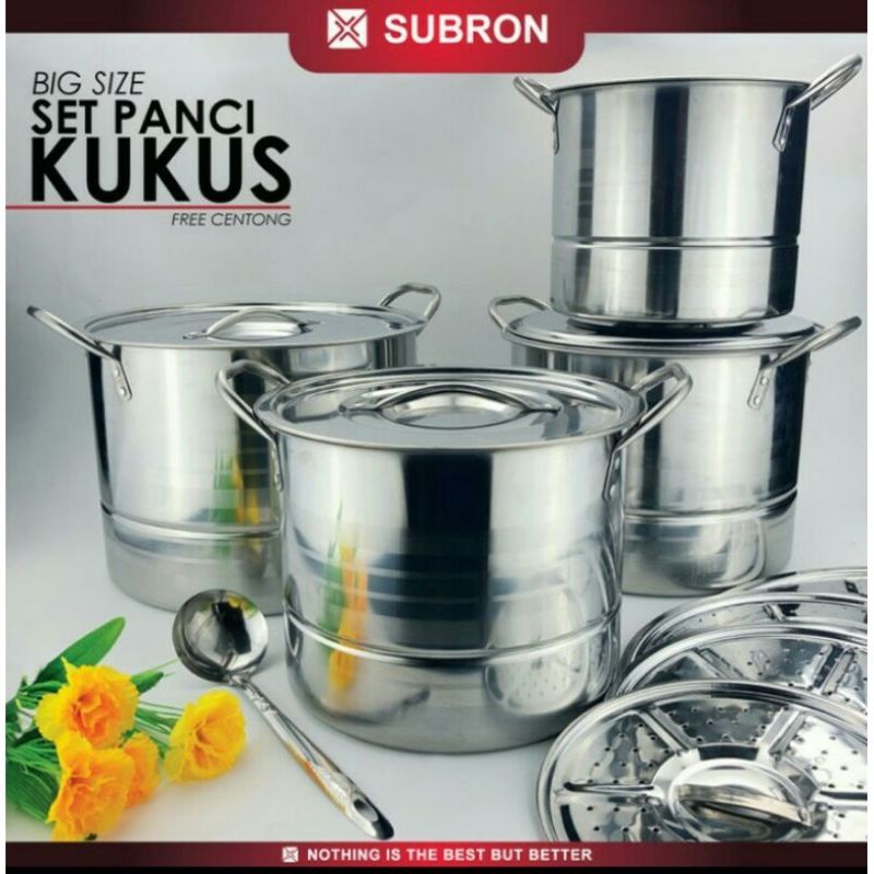 SUBRON set panci kukusan steamer