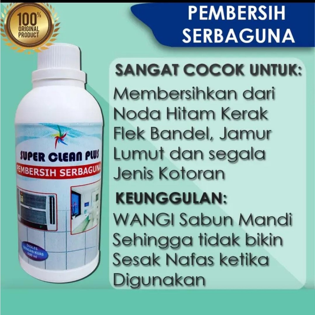 Pembersih Kerak Kamar Mandi Wastafel dan Toilet / Super Clean Plus Pembersih Kerak Keramik isi 500ml