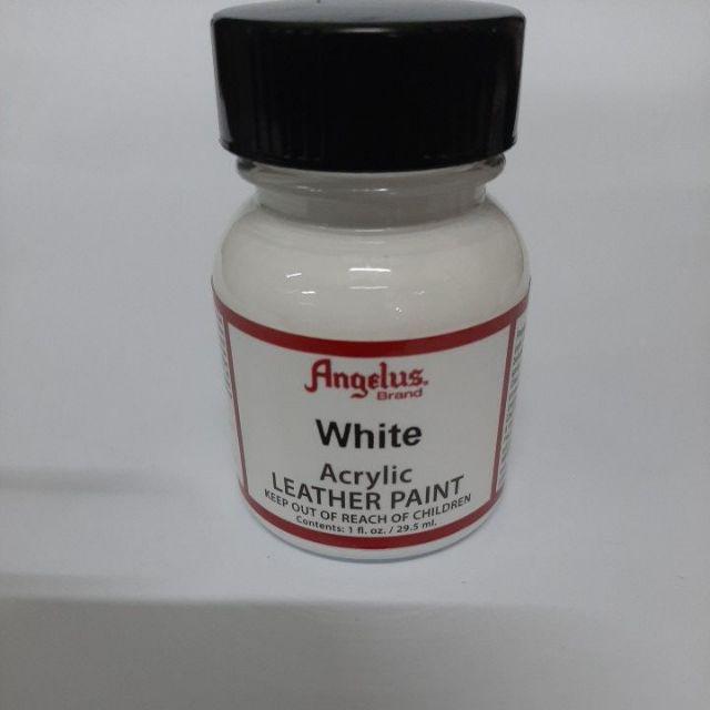 white leather paint