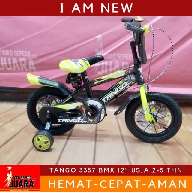  SEPEDA  BMX  ANAK TANGO  SPORT 12 INCH USIA 2 4 TAHUN 