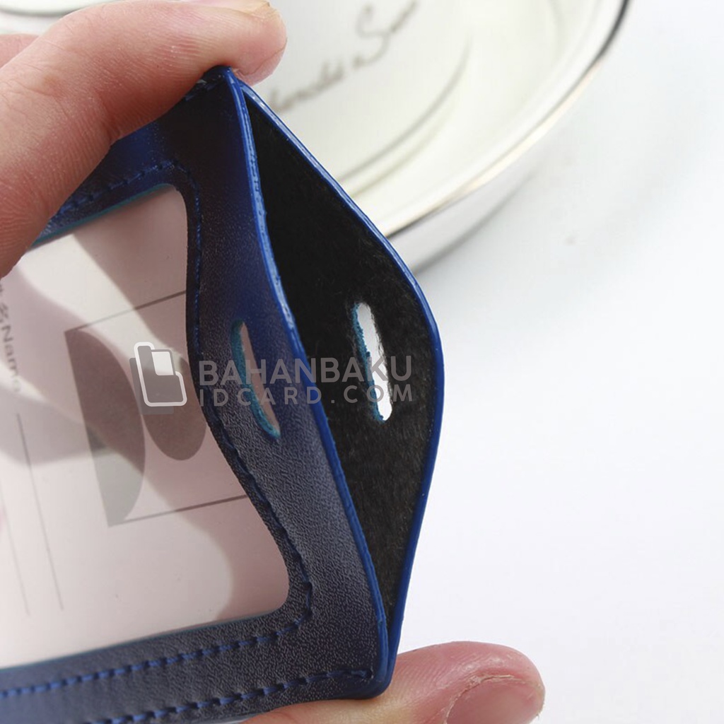 FRAME KULIT / frame idcard kulit potrait / holder id card kulit / case kulit kartu