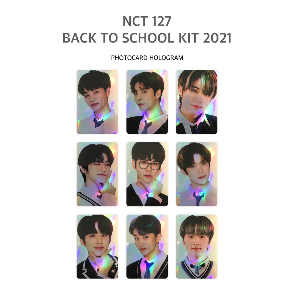 Photocard Hologram NCT 127 Back To School Kit 2021