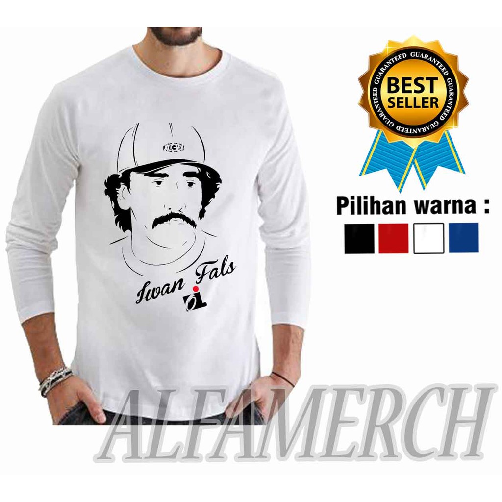 Baju kaos IWAN FALS OI Lengan Panjang Murah Simple Keren alfamerch