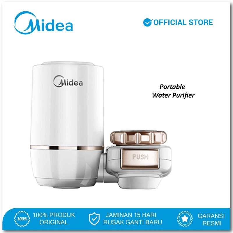 Midea Water Purifier MC122-2 ( Penyaring Air Kran Filter Air Faucet Pemurni Air Kran Tanpa Listrik )