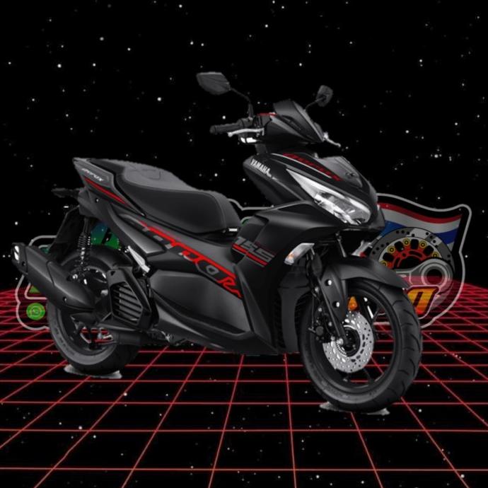 STRIPING STICKER ALL NEW AEROX CONNECTED NVX 155 2022 TRANSPARAN