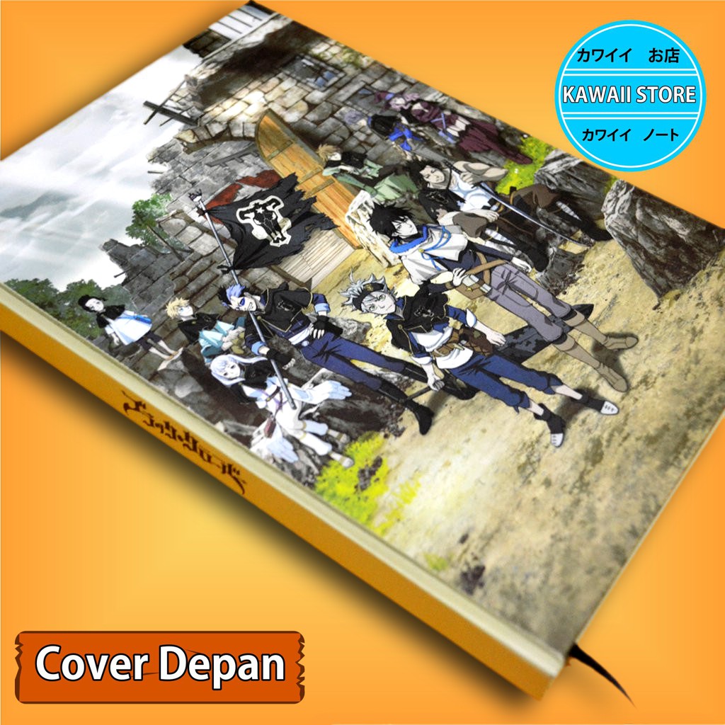 

Notebook / Pocket book Hard Cover Anime BLACK CLOVER BLACK BULL uk A5 & A6 / Notes Book