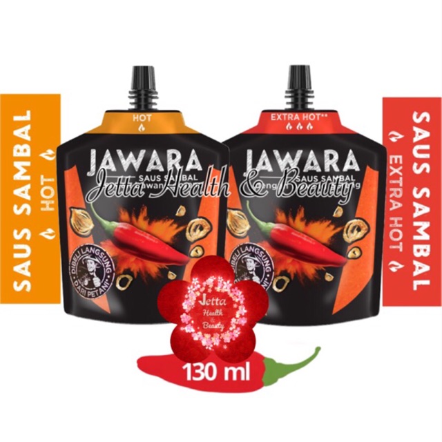 New Jawara Saus Sambal Dengan Bawang Goreng Pedas Or Extra Pedas 130ml Shopee Indonesia