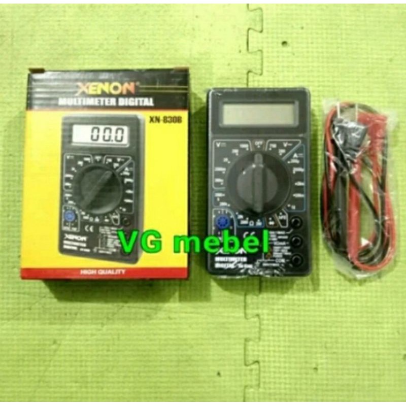 Avometer digital merk XENON - Afometer multimeter AC DC digital