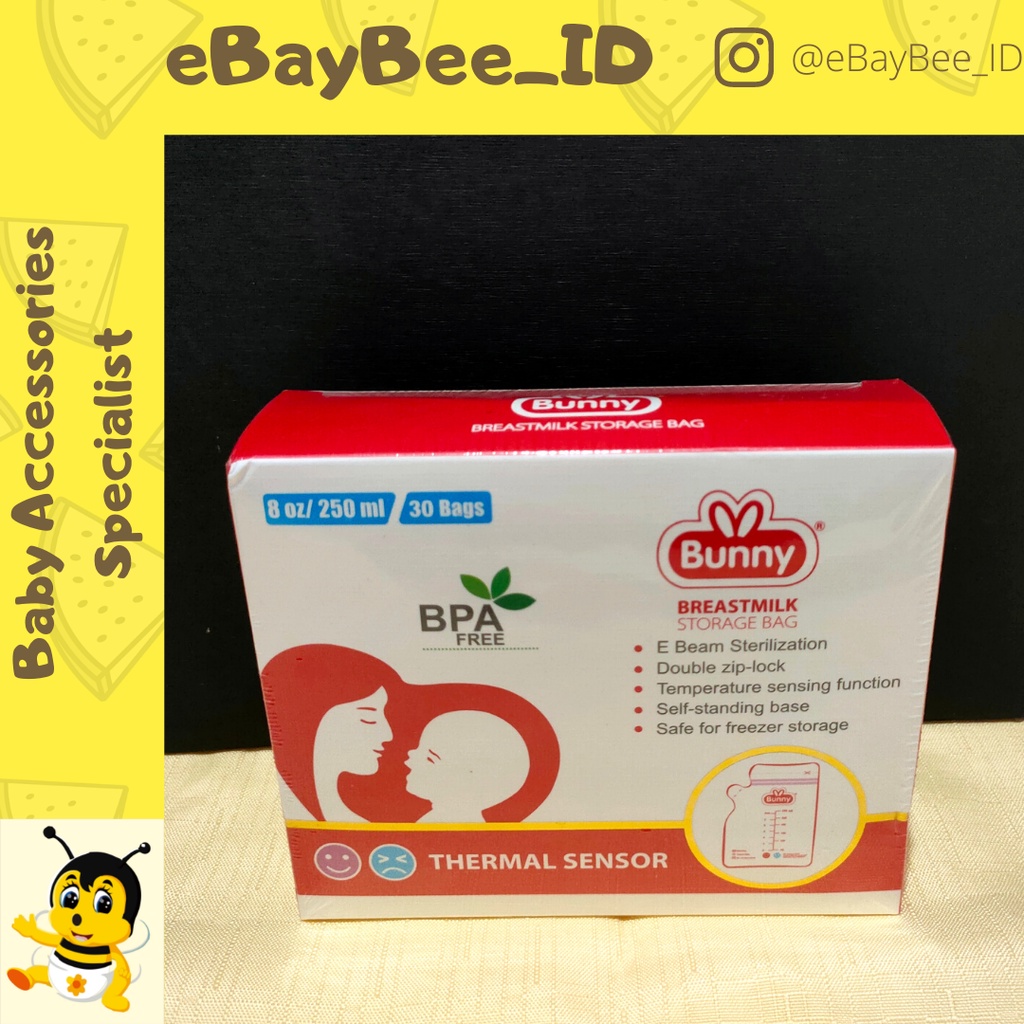 eBayBee_ID Kantong Asi Bunny ECERAN | Breastmilk storage bag (Satuan)