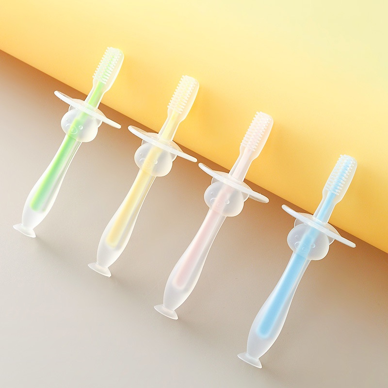 Sikat gigi bayi/Sikat Gigi Bayi Silicon/Sikat gigi silikon anak/Pembersih Mulut Bayi  L58