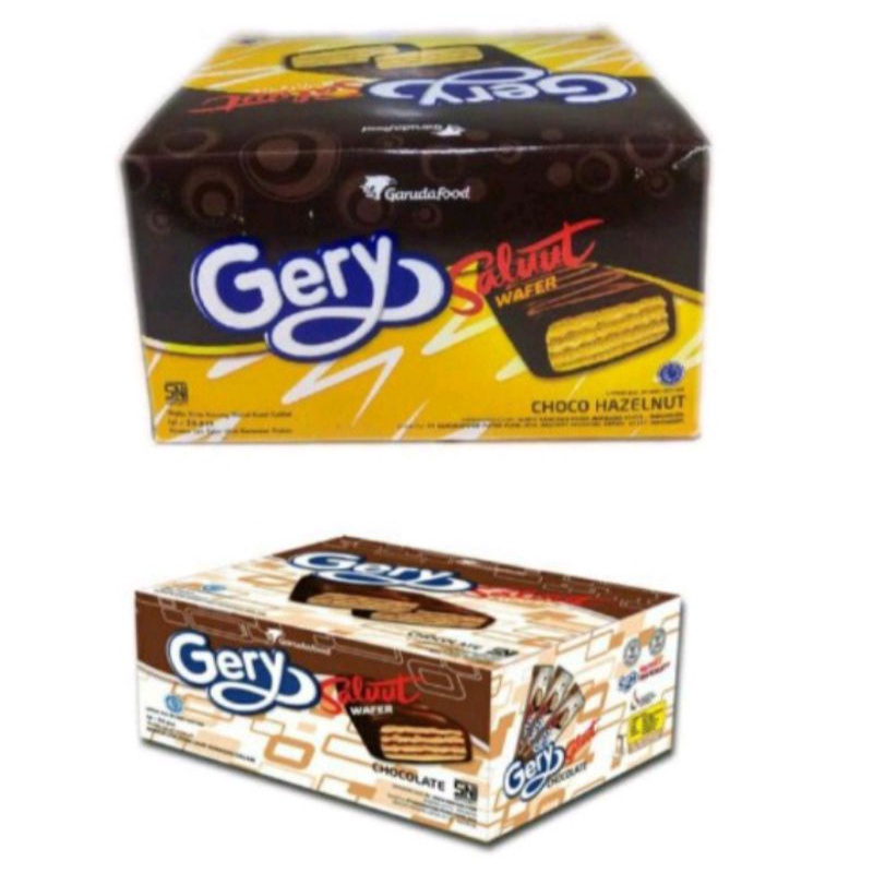 

Gery Salut Wafer Chocolate dan Choco Hazelnut isi 24 pcs / 1 bok