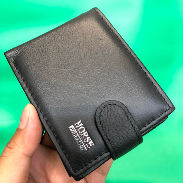 DOMPET LIPAT PRIA KULIT ASLI IMPERIAL HORSE UKURAN MINI DILENGKAPI DENGAN KANCING