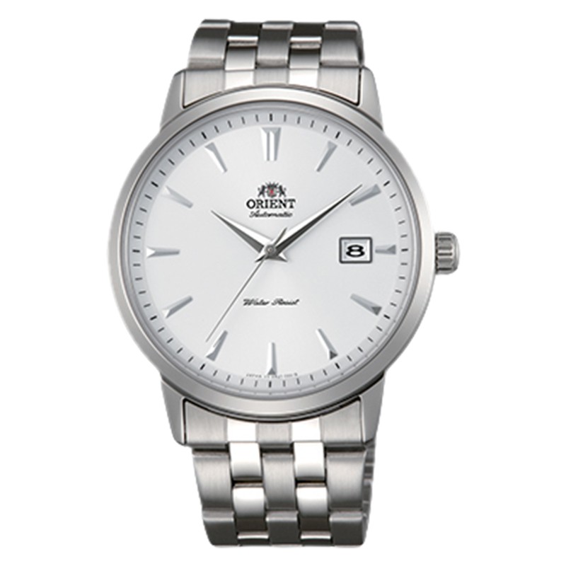 Jual Jam Tangan Pria Orient Symphony FER2700AW Automatic Men White Dial Stainless Steel Strap Indonesia|Shopee Indonesia