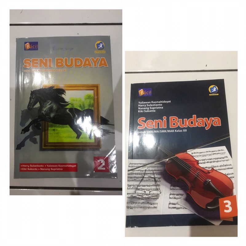 (PRELOVED/BEKAS) Buku Seni Budaya Penerbit Grafindo Facil untuk SMA Kelas 11 12