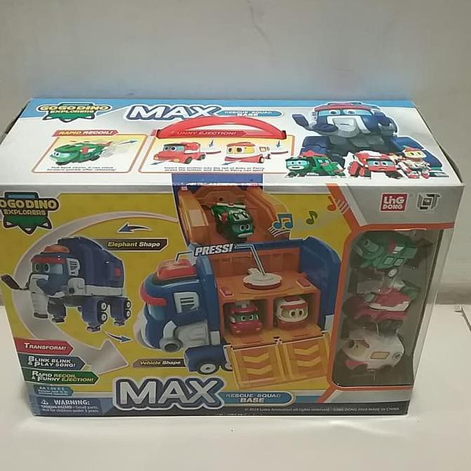 Unik Gogo dino explorers MAX rescue squad base original Berkualitas