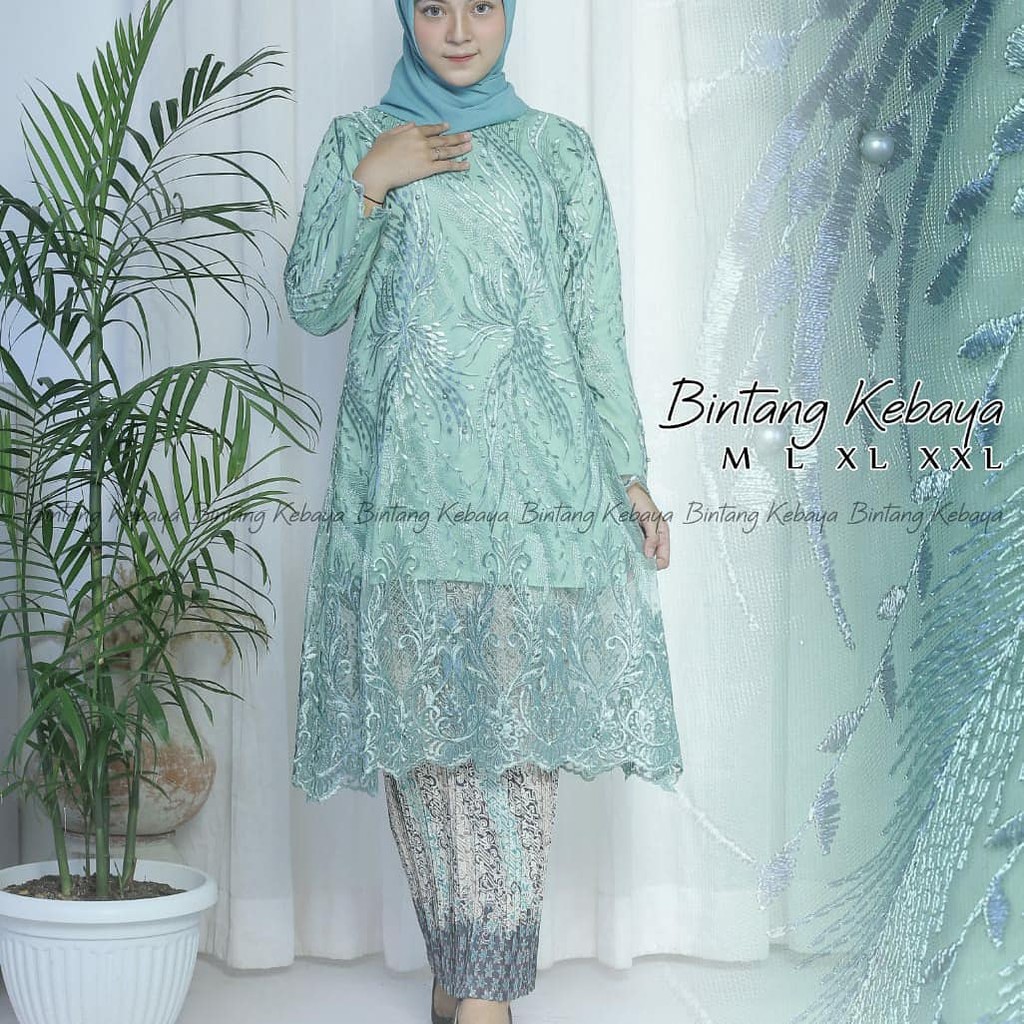 PROMO SET TUNIK TULLE MUTIARA BORDIR / TERBARU SET TUNIK TULLE MUTIARA BORDIR