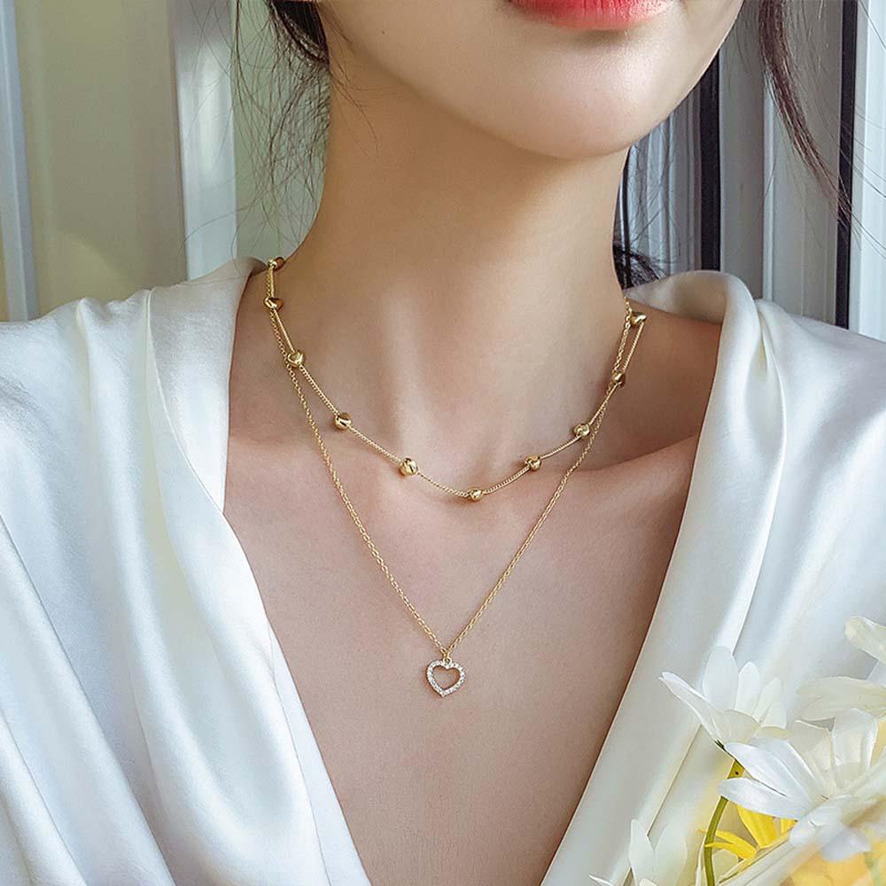 Needway Kalung Liar Korea Wanita Gadis Kristal Perhiasan Fashion