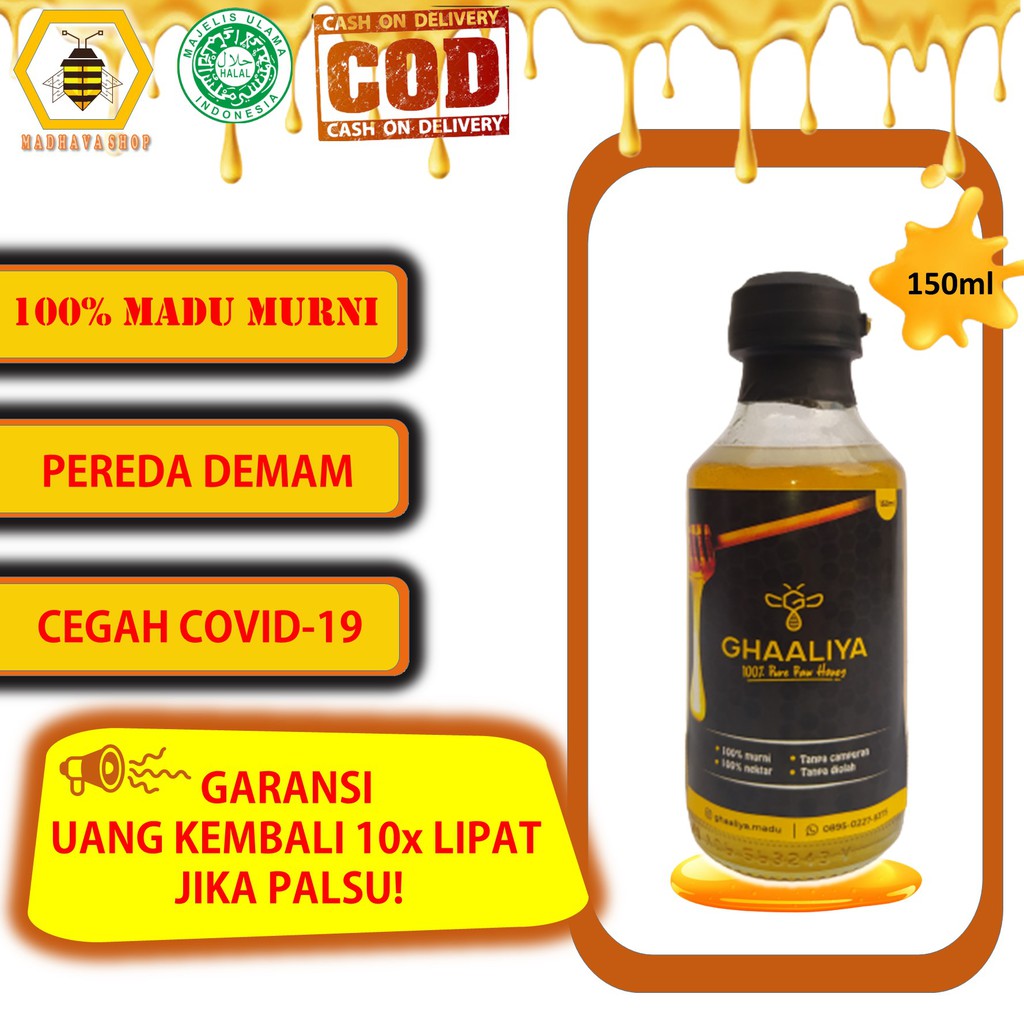 

Madu asli murni Ghaaliya sehat full nektar 100% cegah covid