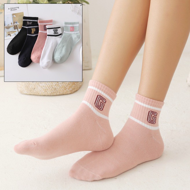 Grosir - K503 Kaos Kaki Berbagai Motif / Kaos Kaki Wanita / Kaos Kaki Dewasa / Socks / Short Socks