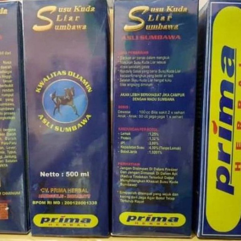 

Susu kuda Liar Sumbawa Prima herbal 500ml Asli Original dari Bima