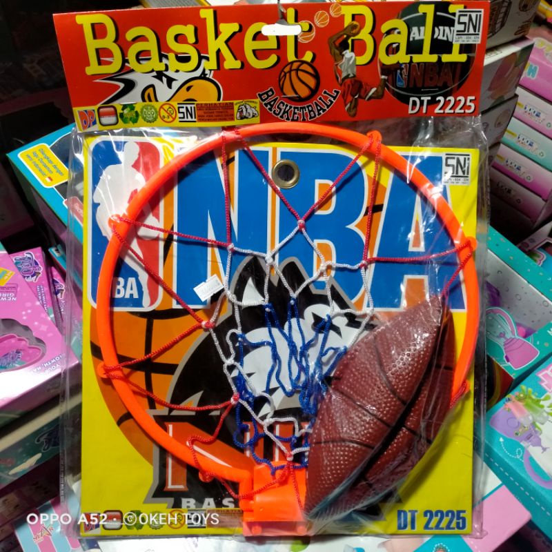 1 set mainan papan basket NBA BASKETBALL DT2225