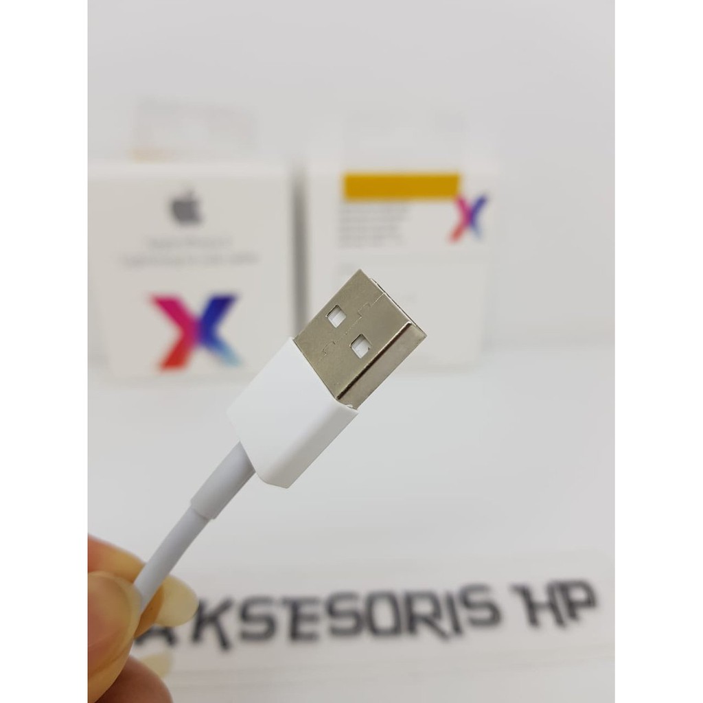 Kabel Charger iPhone X FAST CHARGING 2.0A Data Cable Lightning iPhone iPad iPod Kabel Casan Apple iO