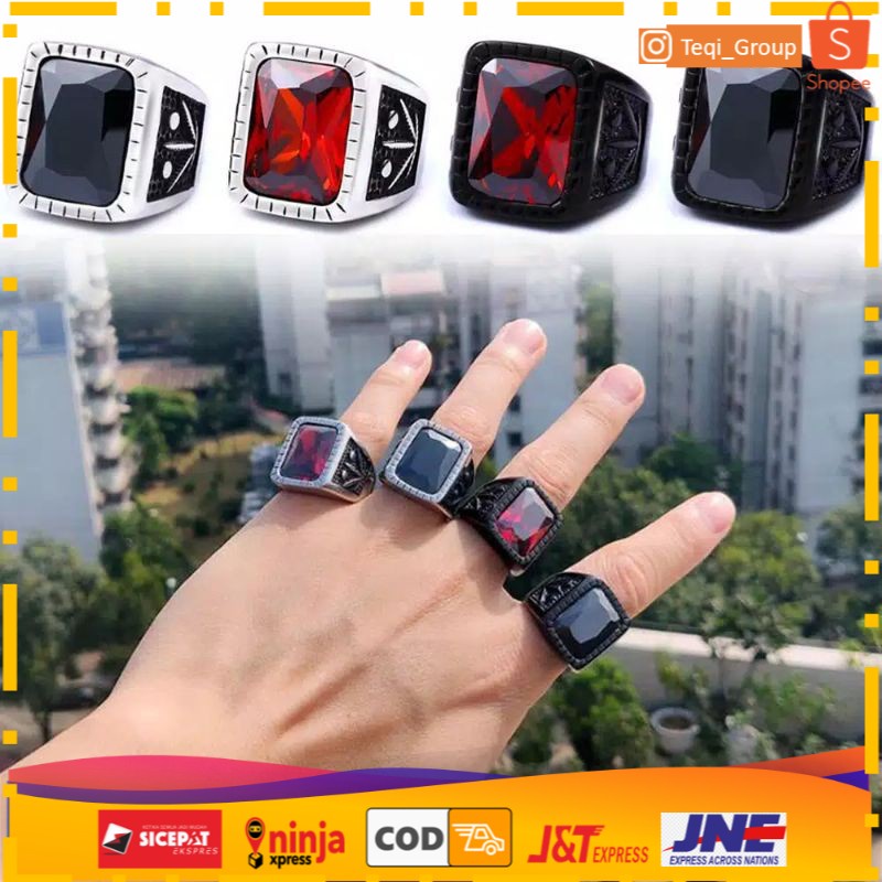 CINCIN PRIA KEREN MOTIF DAUN MAPLE EROPA