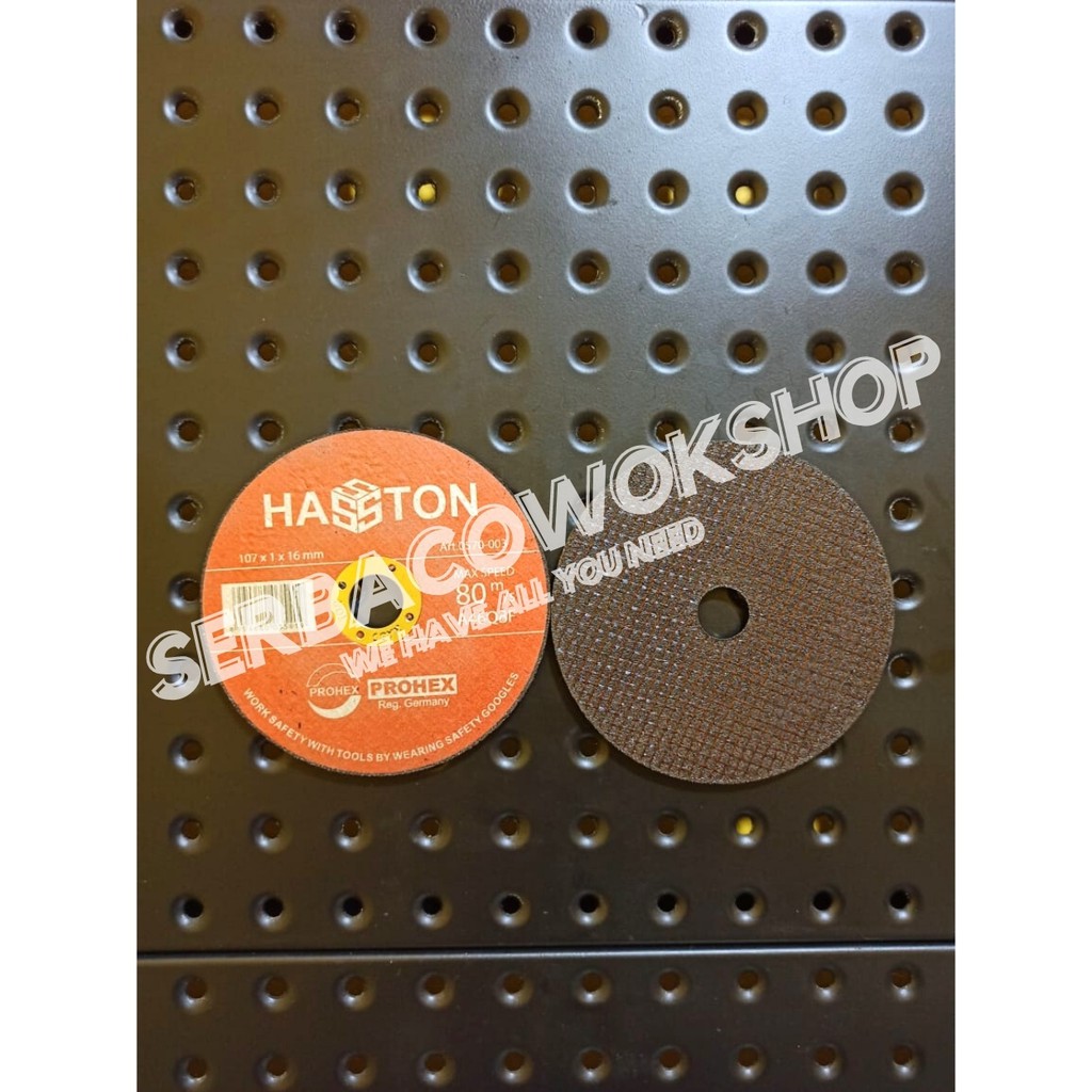 Hasston Batu Gerinda Gurinda Potong Besi Cutting Wheel 4 Inch x 16mm Termurah Berkualitas