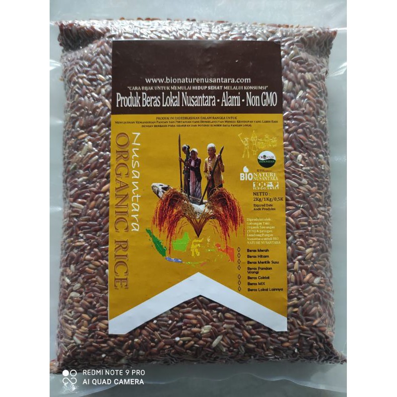 

Beras Merah Vakum 1 kg