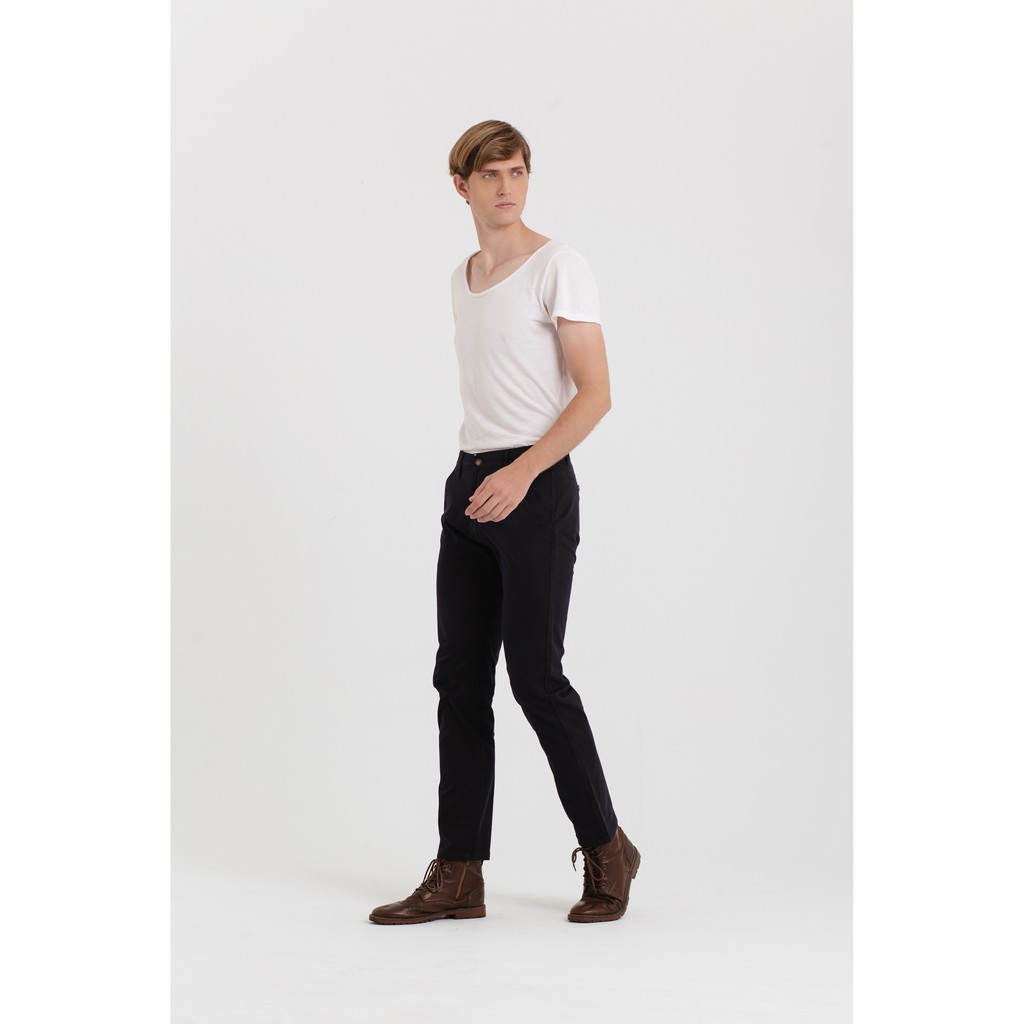 Celana Chinos Pria Goviboss 02-01  Black