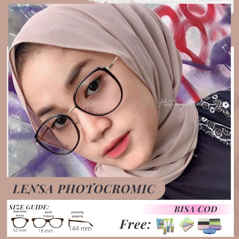 PAKET KACAMATA LENSA PHOTOCROMIC | BLUECROMIC GRATIS LENSA MINUS KACAMATA JAMAN NOW