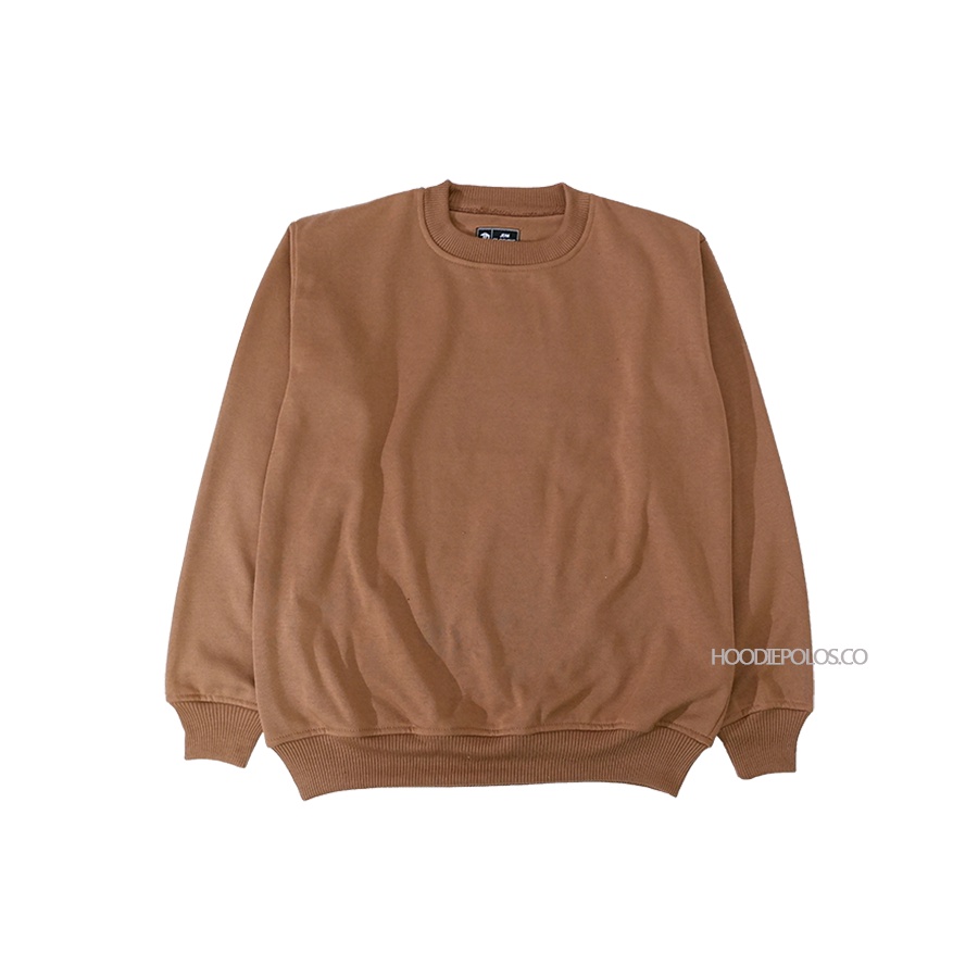 CREWNECK BASIC POLOS PRIA WANITA SIZE M L XL XXL-Coksu Crewneck