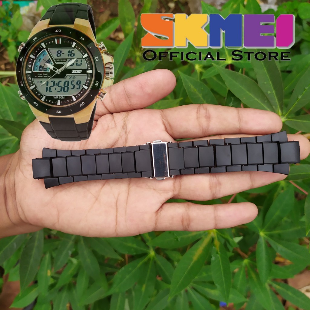 STRAP WATCH TALI JAM SKMEI 1016 STRAP SKMEI 1016 PLUS BUCKLE.