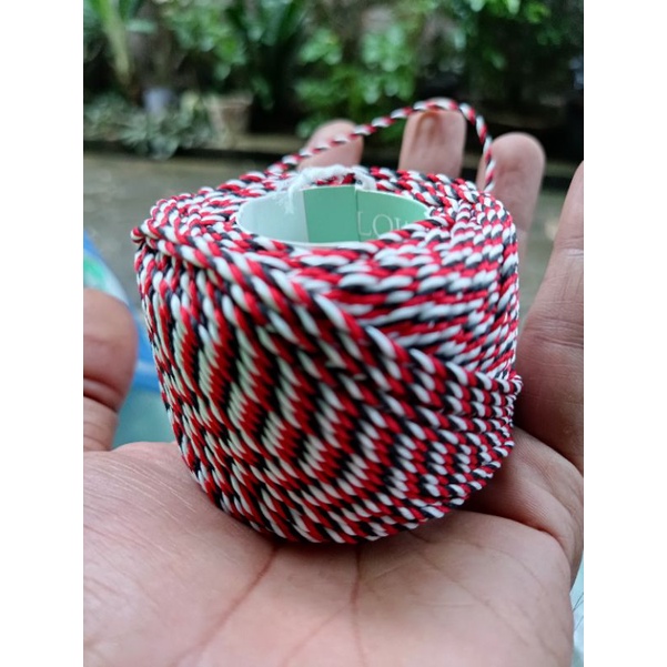 5meter Tali tridatu bahan gelang kalung tasbih craft 1mm 1.5mm 2mm | tali rajut halus