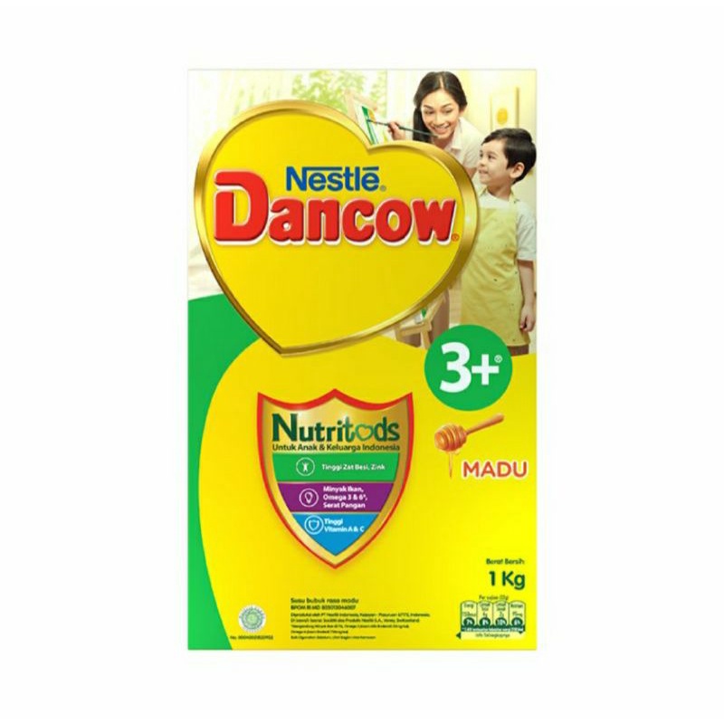 

dancow 3+ madu 1kg